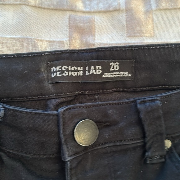 Design lab black woman jeans size 26 skinny jeans - Picture 3 of 6